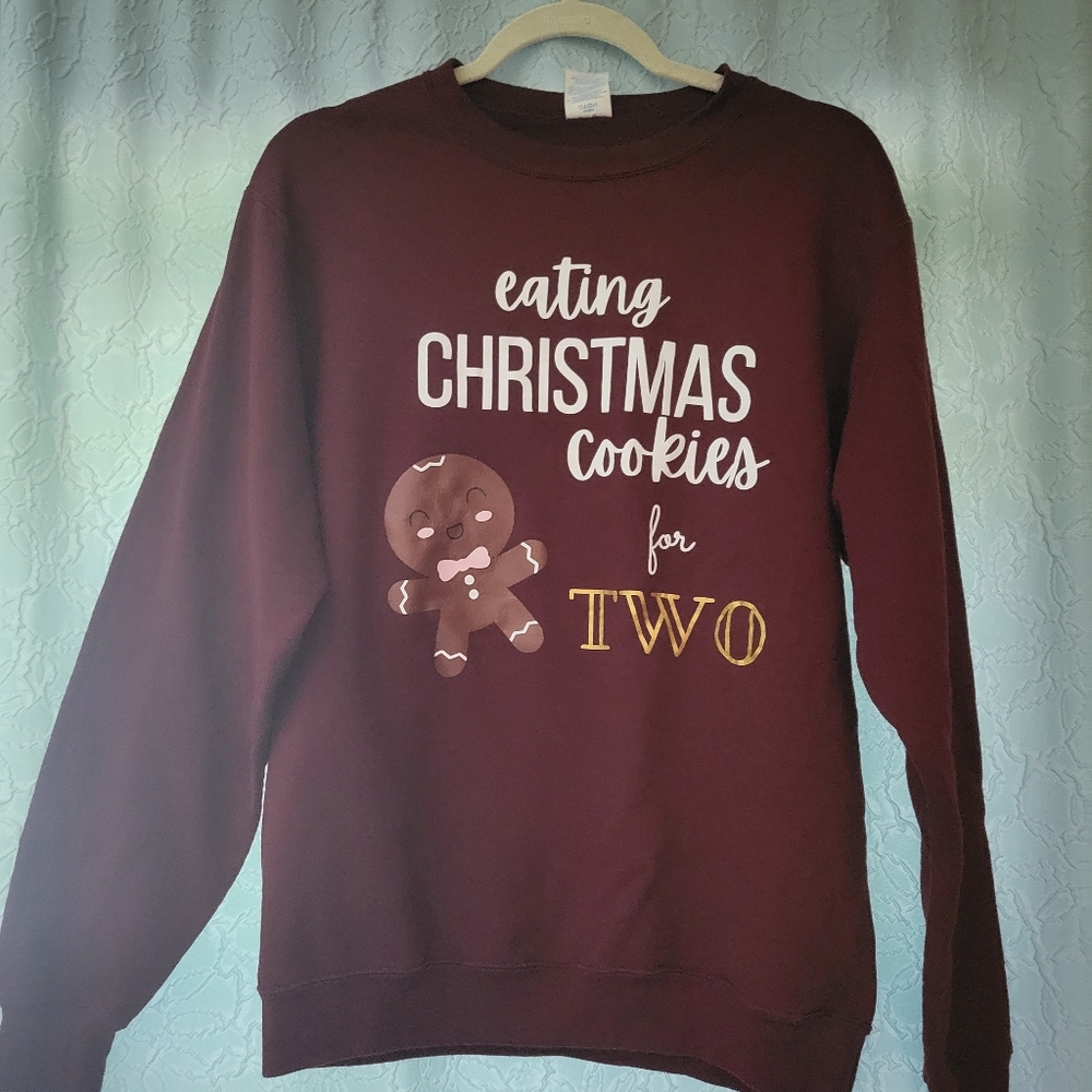Christmas pregnancy announcement sweatshirt